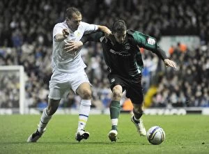 18-10-2011 v Leeds United, Elland Road Collection: Battle for the Ball: Leeds United vs. Coventry City, Npower Championship