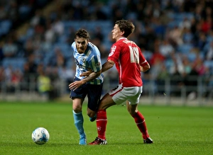 Battle for the Ball: Vincelot vs. Bingham - Intense Rivalry in Coventry City vs. Crewe Alexandra, Sky Bet League One