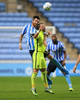 Sky Bet League One - Coventry City V Southend United - Ricoh Arena Prints: Battle for the Ball: Vincelot vs. Hunt in Sky Bet League One Clash