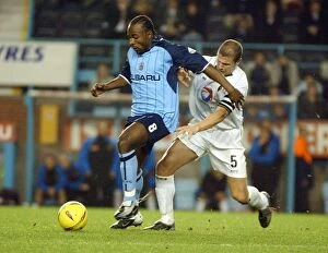 Images Dated 10th January 2004: A Battle at Highfield Road: Coventry vs. Watford (0-0 Stalemate - Patrick Suffo vs)