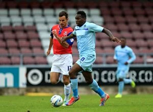Sky Bet League One : Coventry City v Gillingham : Sixfields Stadium : 15-09-2013 Collection: Battle for Supremacy: Coventry City vs. Gillingham - Sky Bet League 1