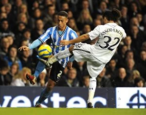 Images Dated 5th January 2013: Battleground White Hart Lane: Assou-Ekotto vs. Clarke in FA Cup Third Round Clash