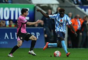 Battling for the Ball: Coventry City vs. Northampton Town in the Emirates FA Cup