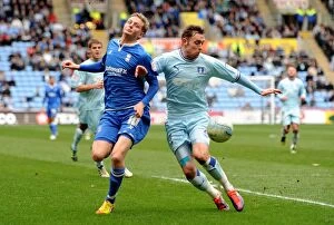 Images Dated 10th March 2012: Battling for Championship Supremacy: Coventry City vs. Birmingham City