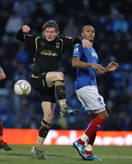 Images Dated 2010: Battling for the FA Cup: Kaboul vs