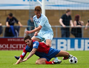 Images Dated 14th July 2012: Battling for Possession: Hinckley United vs Coventry City (Pre-Season Friendly)