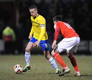Images Dated 20th February 2013: Battling for the Trophy: Robertson vs. Baker - Johnstones Paint Cup Northern Final Showdown