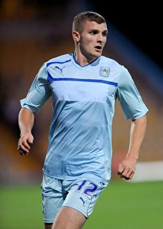 Images Dated 2013 July: Ben Maund Scores for Coventry City Against Mansfield Town at Field Mill (July 2013)