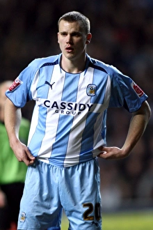 Images Dated 2009: Ben Turner in FA Cup Fifth Round Replay: Coventry City vs
