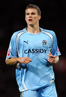 Classic Match Prints: Ben Turner Faces Manchester United in Carling Cup Third Round at Old Trafford (September 26)