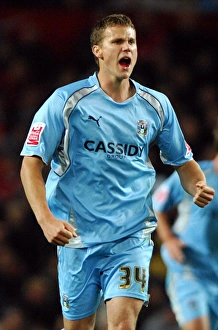 Ben Turner's Shocking Goal: Coventry City Stuns Manchester United in Carling Cup Third Round (September 2007)