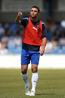 Images Dated 28th July 2012: Bruno Cazarine in Pre-Season Form: Coventry City vs Nuneaton Town at Liberty Way Stadium