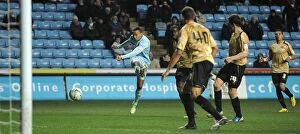 Images Dated 12th March 2013: Callum Wilson Scores Opening Goal: Coventry City vs Colchester United