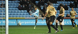 Images Dated 2013 March: Callum Wilson Scores Opening Goal: Coventry City vs Colchester United