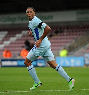Images Dated 2013 October: Callum Wilson Scores His Second Goal: Coventry City's Victory Against Sheffield United (Sky Bet League One)