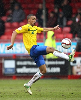 Callum Wilson Scores the Winning Goal for Coventry City at Broadfield Stadium against Crawley Town (Npower League One, 13-04-2013)