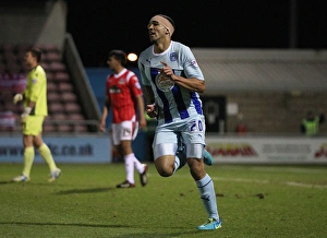 Images Dated 2014 March: Callum Wilson's Glorious Goal: Coventry City's Triumph Over Walsall in Sky Bet League One (05-03-2014)