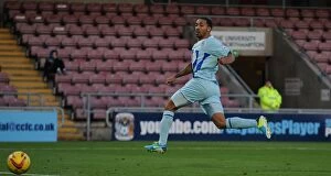 Images Dated 2nd November 2013: Callum Wilson's Hat-Trick: Coventry City's Triumph over Notts County in Sky Bet League One