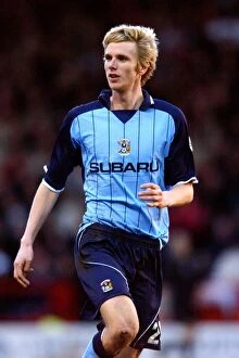 Images Dated 7th February 2004: Calum Davenport in Action: Coventry City vs Nottingham Forest (Division One, 07-02-2004)
