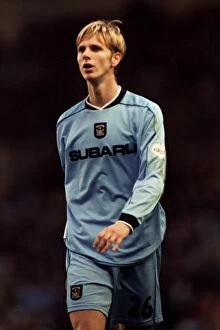 Images Dated 17th November 2001: Calum Davenport in Action: Coventry City vs Burnley (Nationwide League Division One - 17-11-2001)