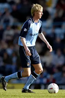 Images Dated 2004: Calum Davenport in Action: Coventry City vs Burnley (Division One Clash, March 13, 2004)