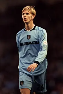 Calum Davenport in Action: Coventry City vs Burnley (Nationwide League Division One - 17-11-2001)