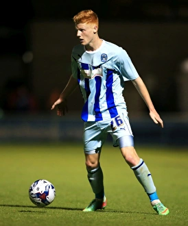 Capital One Cup - First Round - Coventry City V Cardiff City - Sixfields Stadium Prints: Capital One Cup First Round: Ryan Haynes of Coventry City Faces Off Against Cardiff City at Sixfields Stadium