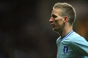 Carl Baker in Action for Coventry City against Hull City (10-12-2011, Ricoh Arena)