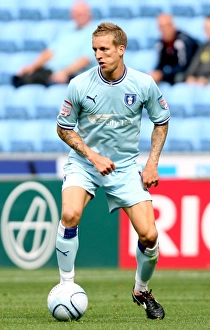 Carl Baker in Action: Coventry City vs. Watford, Npower Championship (2011-08-20) - Ricoh Arena