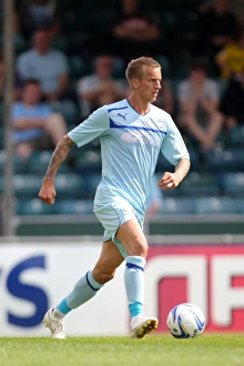 Prints of Carl Baker, Coventry City Season 2012-13 Prints: Carl Baker in Action: Coventry City vs Bristol Rovers (Pre-Season Friendly at Memorial Ground)