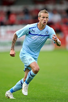 Carl Baker in Action: Coventry City's Pre-Season Friendly at Accrington Stanley's Crown Ground