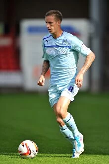 Images Dated 1st September 2012: Carl Baker Ignites Coventry City's Npower League One Onslaught Against Crewe Alexandra at Gresty