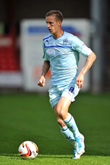Images Dated 2012 September: Carl Baker Ignites Coventry City's Npower League One Onslaught Against Crewe Alexandra at Gresty Road