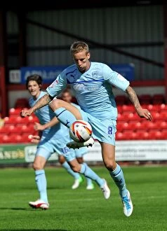 Crewe Alexandra v Coventry City : Gresty Road : 01-09-2012 Collection: Carl Baker Leads Coventry City Charge in Npower League One Clash at Crewe Alexandra (September 1)