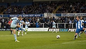 Images Dated 17th November 2012: Carl Baker Scores Coventry City's Third Goal vs Hartlepool United in Football League One