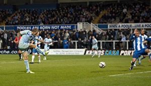 Images Dated 2012 November: Carl Baker Scores Coventry City's Third Goal vs Hartlepool United in Football League One (November 2012)