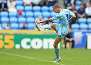 Images Dated 2012 August: Carl Baker Scores the Decisive Goal: Coventry City's Victory in Npower League One against Bury (August 25)