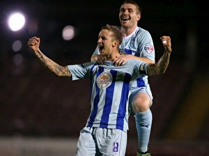 Images Dated 2013 October: Carl Baker Scores the Opener: Coventry City Takes Early Lead in Sky Bet League One Clash vs