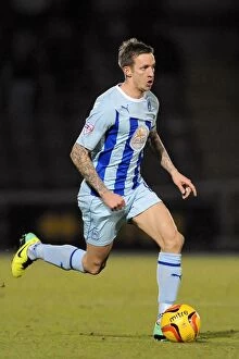 Images Dated 26th November 2013: Carl Baker at Sixfields Stadium: Coventry City vs Rotherham United