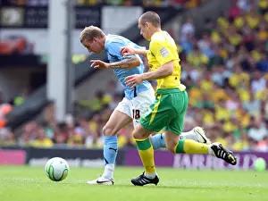 07-05-2011 V Norwich City, Carrow Road Prints: Carl Baker vs. Andrew Crofts: Intense Battle for Ball Possession in Coventry City vs