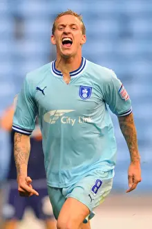 Images Dated 10th September 2011: Carl Baker's Double: Coventry City's Victory Over Derby County in the Championship (10-09-2011)