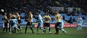 Images Dated 12th March 2013: Carl Baker's Equalizer: Coventry City vs Colchester United, Npower League One, Ricoh Arena