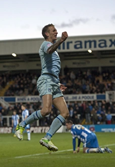 Images Dated 2012 November: Carl Baker's Hat-Trick: Coventry City's Triumph Over Hartlepool United in Football League One