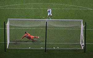 Johnstone's Paint Trophy : Northern Section : Coventry City V Burton Albion : Ricoh Arena : 04-09-2012 Prints: Carl Baker's Penalty Win: Coventry City FC vs Burton Albion in Johnstones Paint Trophy Shootout (2012)