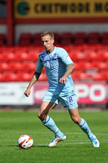 Images Dated 2012 September: Carl Baker's Strike Secures Coventry City's Npower League One Victory at Crewe Alexandra (September 1)