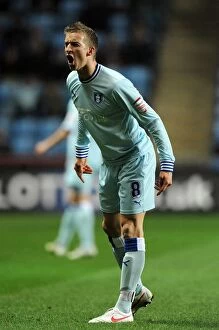 Images Dated 14th February 2012: Carl Baker's Unforgettable Performance: Coventry City vs Leeds United - Championship Showdown