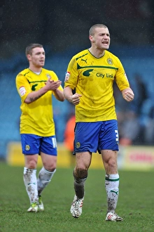 Images Dated 2013 March: Carl Dickinson's Euphoric Moment: Coventry City Claims Victory Over Scunthorpe United in Npower League One