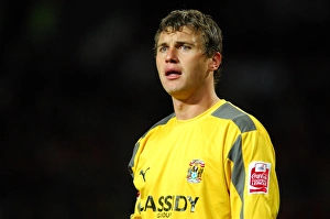 Images Dated 2007 September: Carling Cup Third Round: Coventry City vs Manchester United at Old Trafford (Andy Marshall Save)