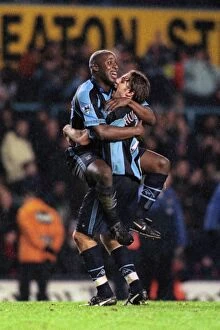 28th December 1997 - FA Carling Premiership - Coventry City v Manchester United Collection: Celebrating Glory: Coventry City's Historic FA Premiership Win Against Manchester United