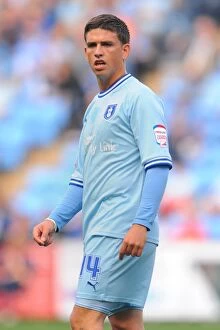 Images Dated 10th September 2011: Championship Clash: Cody McDonald in Action for Coventry City vs Derby County (September 10, 2011)